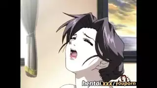 فتاة رسوم متحركة مثيرة تتحقق فيها فانتازيا الاختراق المزدوج