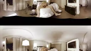 تجربة الأفلام الإباحية بالواقع الافتراضي: جنس جماعي جامح وتفريغ متعدد