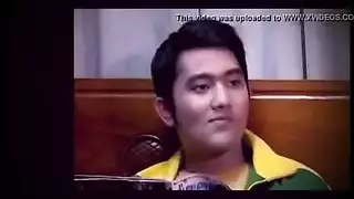 حزام على اساس غي فتاة مجعد مشعر