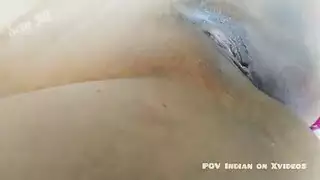 بورن هندي عنيف: فحل أسود يضرب جارته الممتلئة بعمق