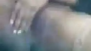 فانتازيا عربية: فتاة برقع تكشف عن جسدها للجماع والمص