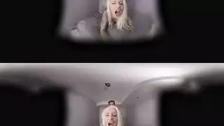 عاهرة مثيرة تناك عنتيل في واقع افتراضي بتخيلات إباحية